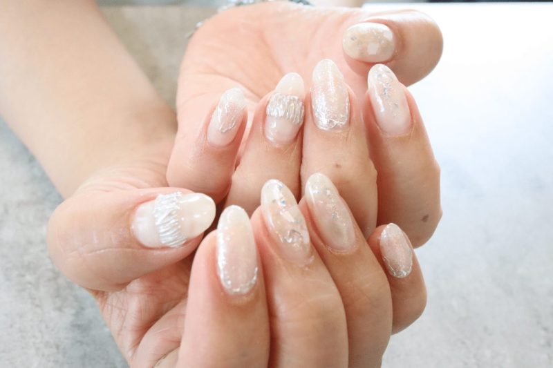ホワイトシェルネイル